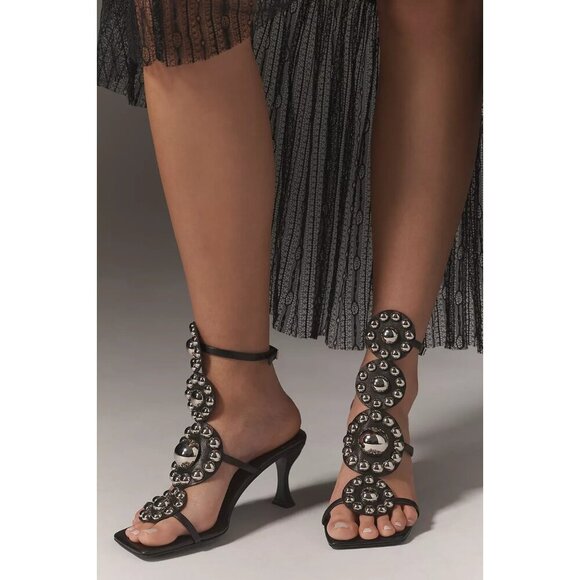 Jeffrey Campbell Renfri Heels Western Kitten Heel 8.5 - Picture 2 of 3